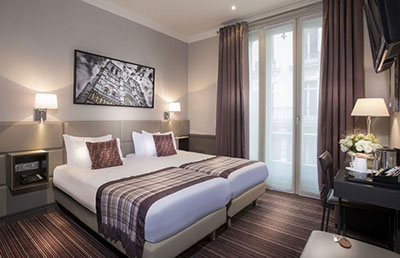 Hotel-Elysees-Union-Paris-Zimmer-Paris-Marathon